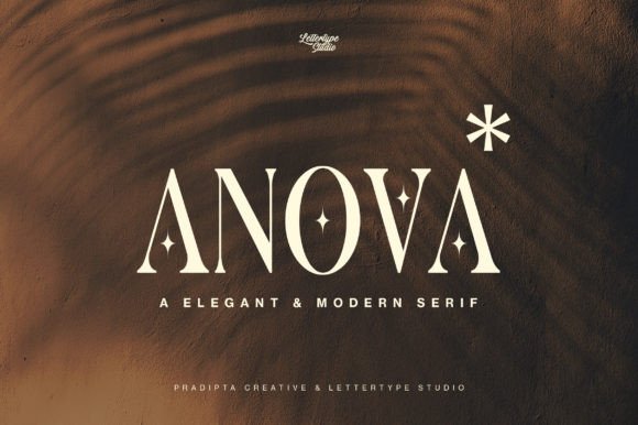 Anova: Crafting a Luxury Brand with a Modern Serif