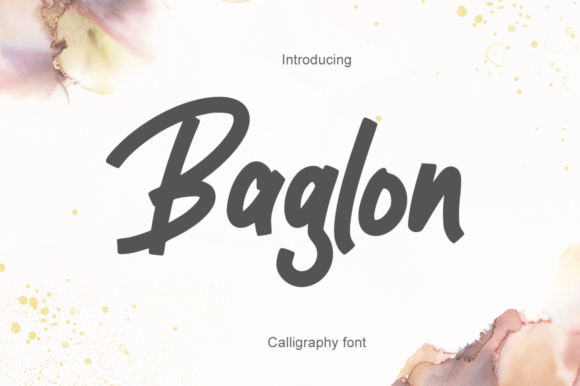 Baglon: Elevating Your Design with a Stylish Handwritten Font
