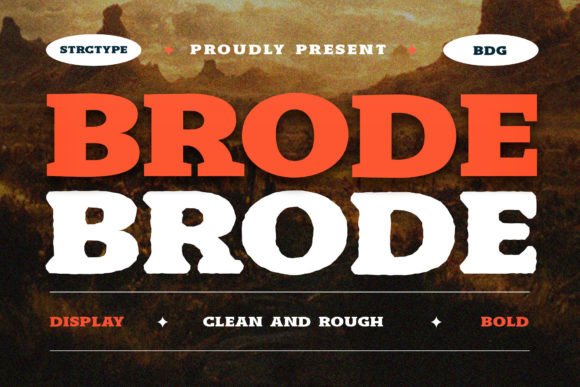 Brode: Bold Typography for Modern Branding