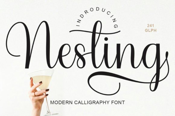 Finding Calm in Design: The Art of the Nesting Font