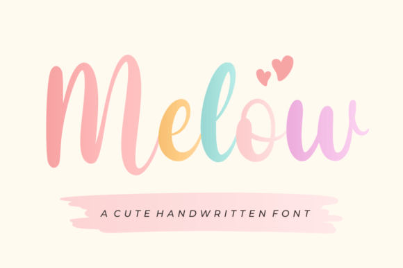 Melow: The Whimsical Handwritten Font That Adds Heartfelt Charm to Every Design
