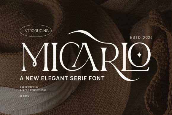 Micarlo: The Elegant Serif Font for Modern Creators