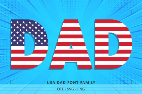 USA Dad: Celebrating Fatherhood with Patriotic Flair